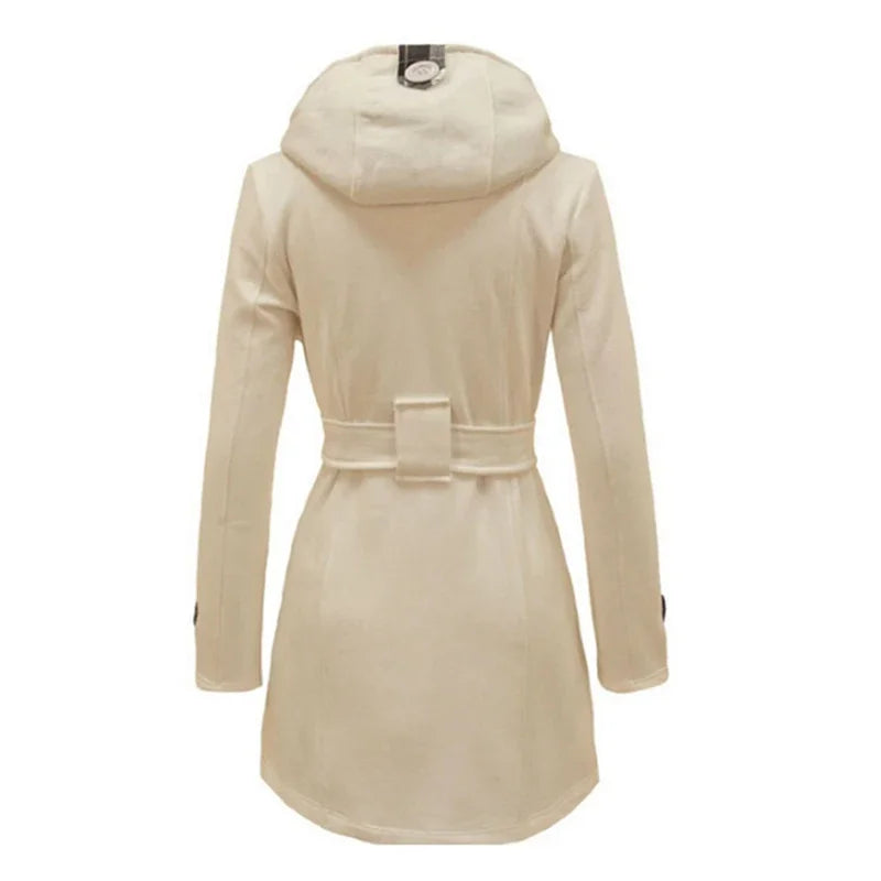 Manteau Trench Imperméable Tissu Déperlant pour Femme