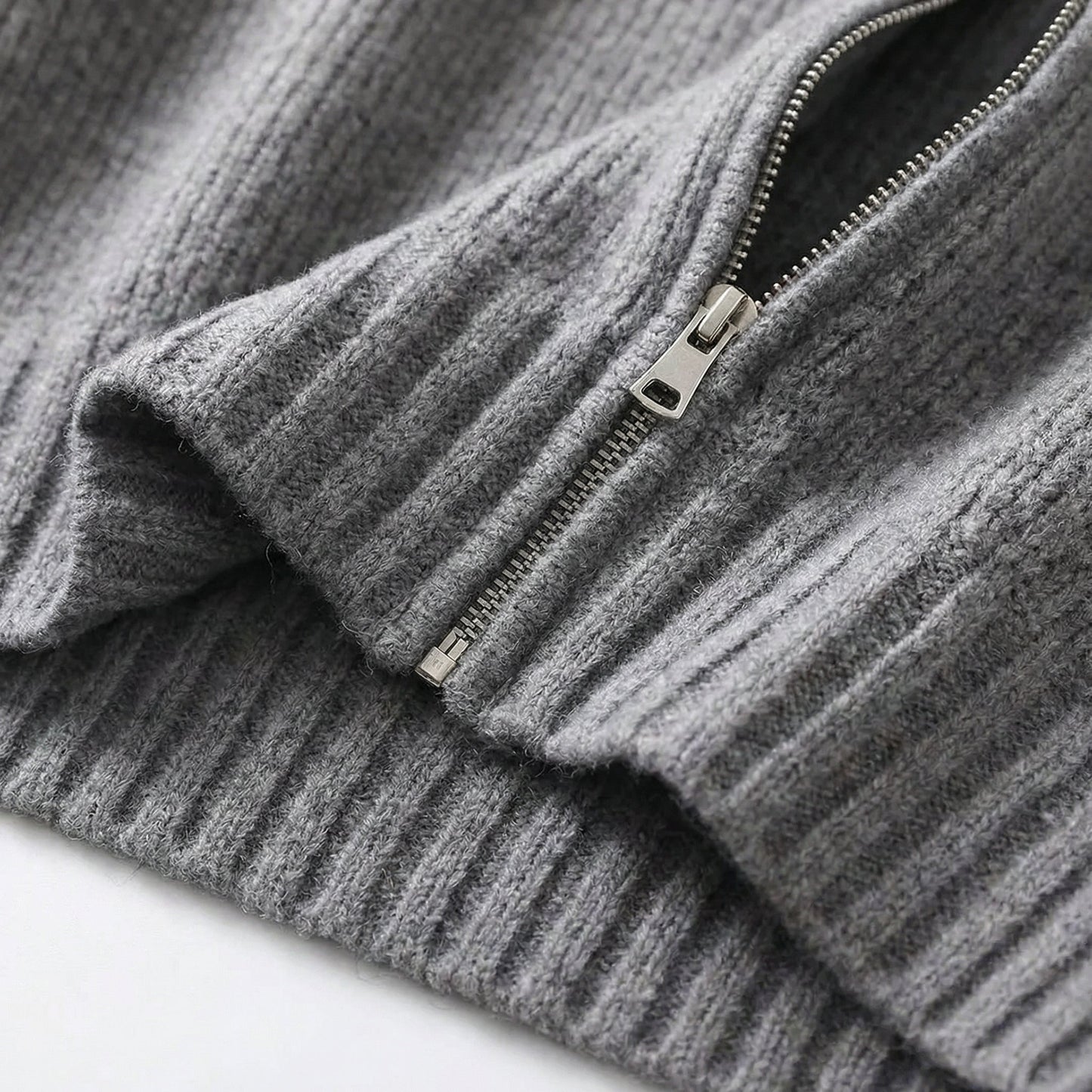 Veste-Pull en Coton Col Rond Coupe Ajustée pour Femme
