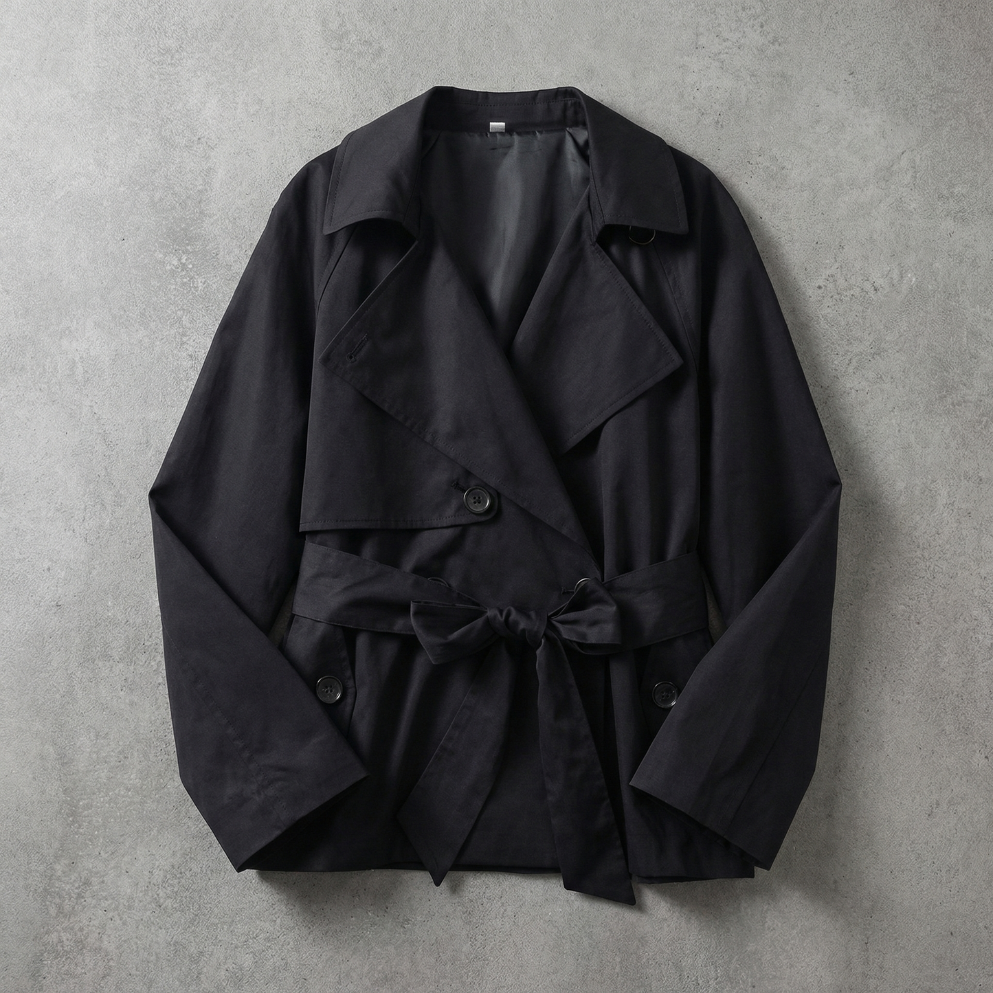 Trench-Coat Double Boutonnage Ceinturé pour Femme