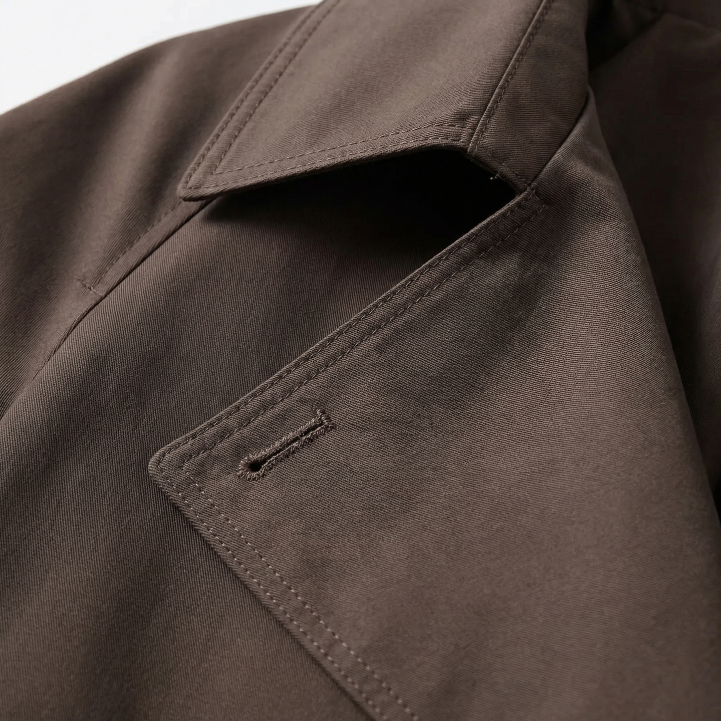 Trench-Coat Double Boutonnage Ceinturé pour Femme