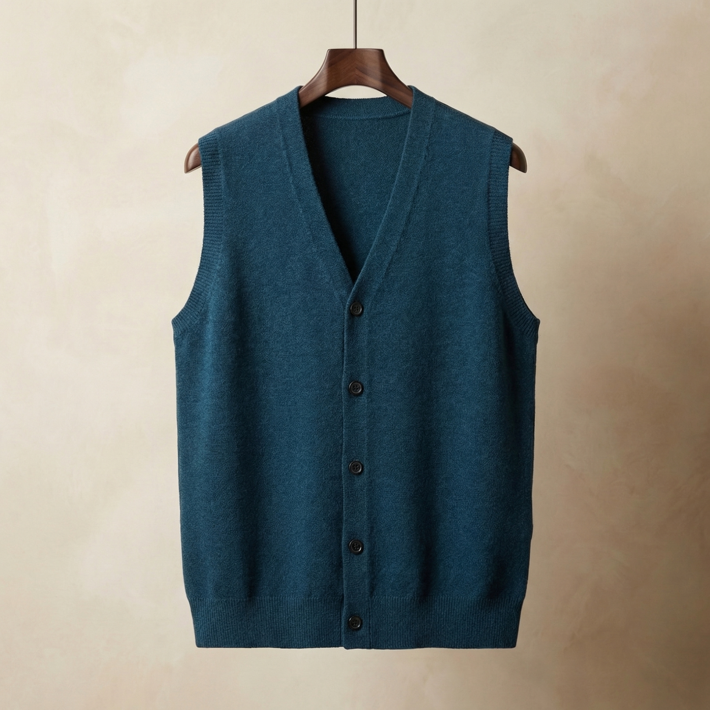 Gilet Tricoté Sans Manches Croisé pour Femme