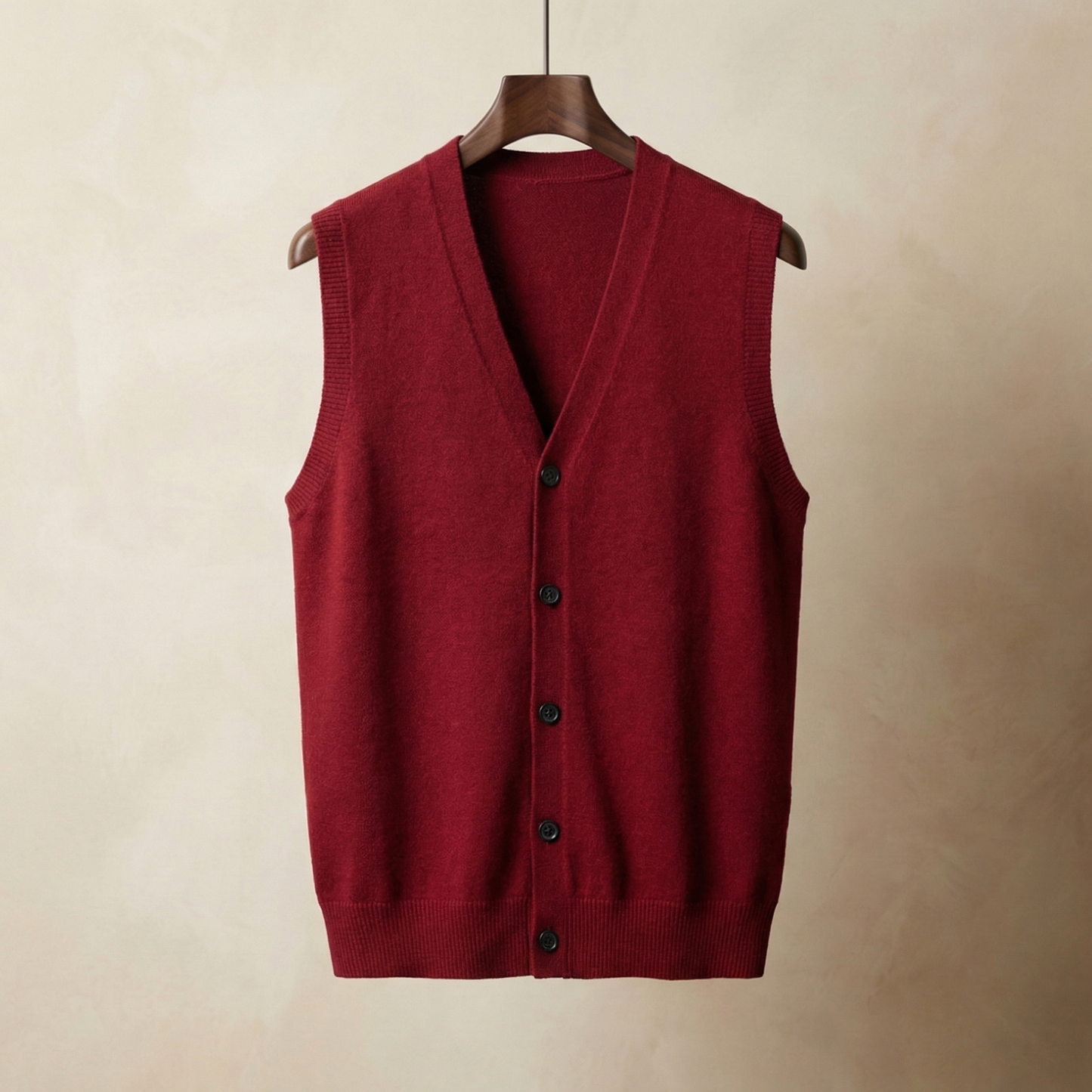 Gilet Tricoté Sans Manches Croisé pour Femme