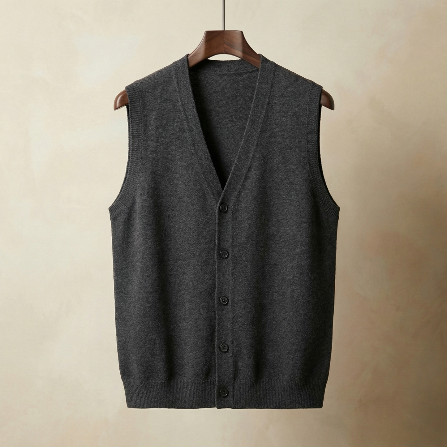 Gilet Tricoté Sans Manches Croisé pour Femme