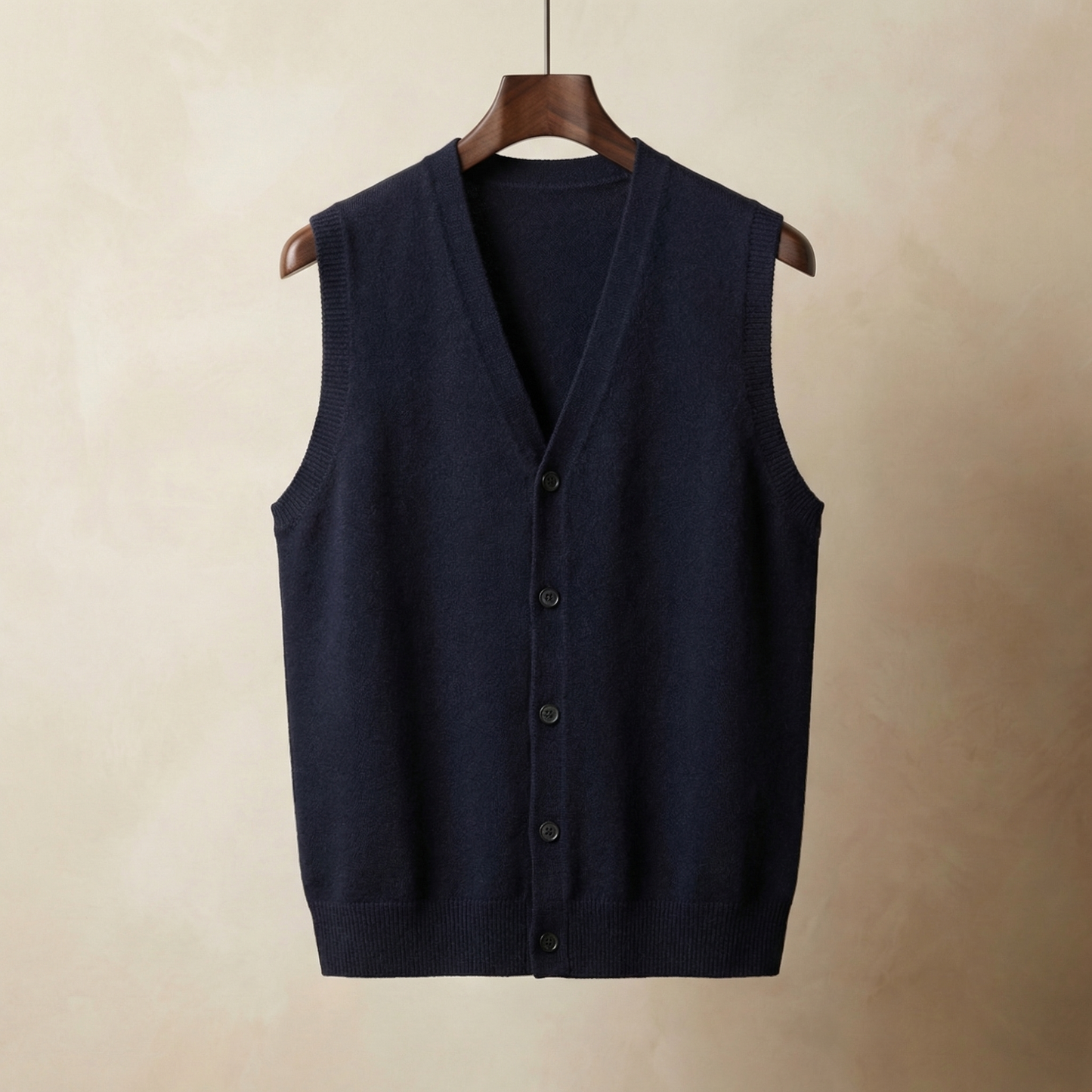 Gilet Tricoté Sans Manches Croisé pour Femme