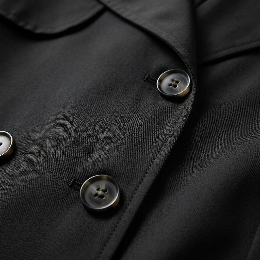 Trench-Coat Boutonnage Classique Coupe Cintrée pour Femme