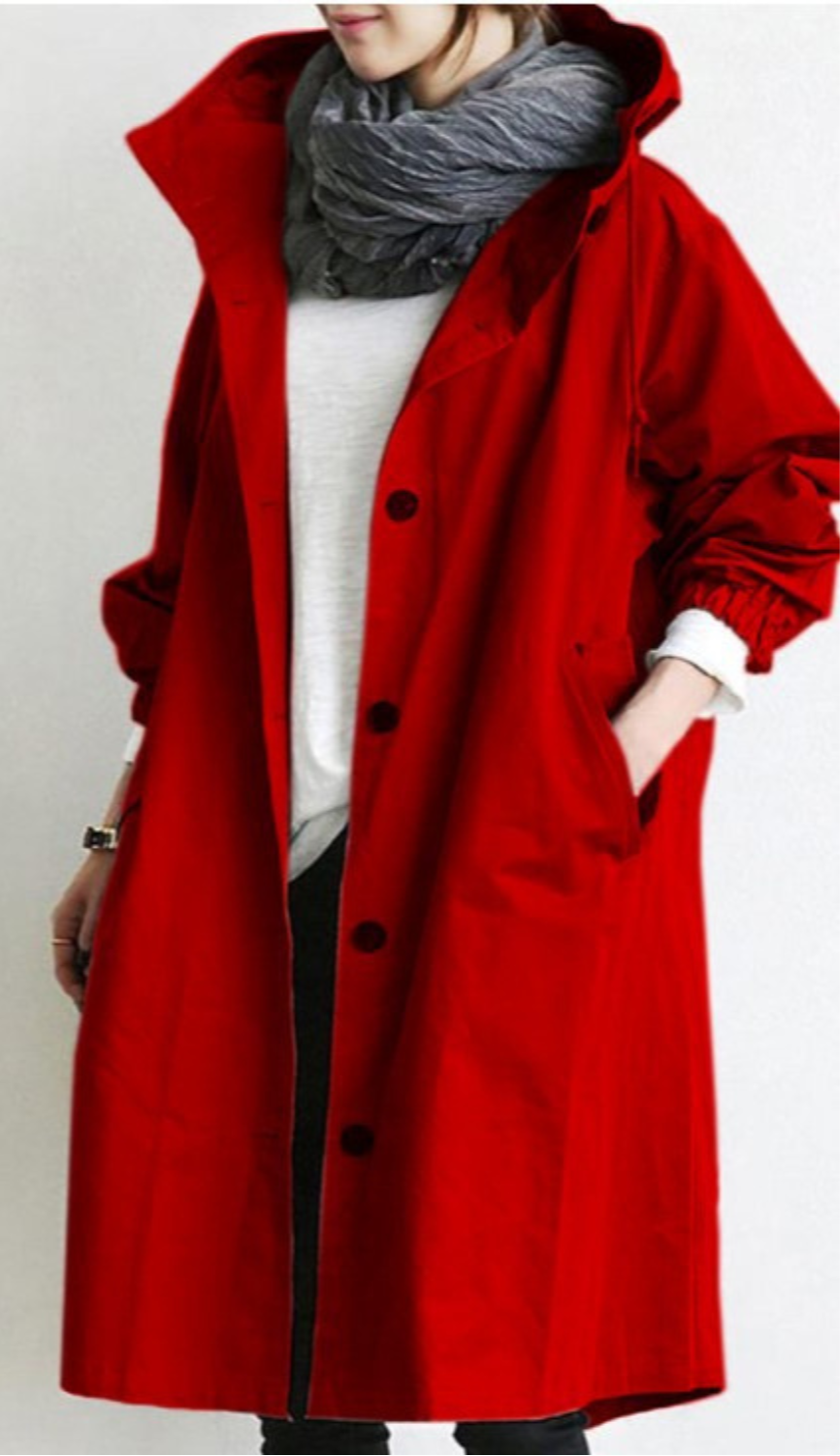 Trench-Coat Coupe-Vent Imperméable pour Femme
