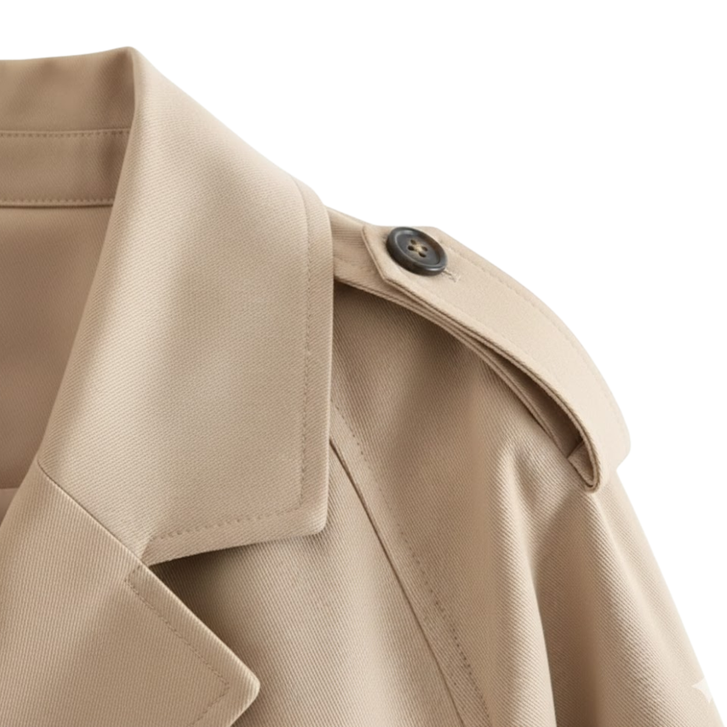 Trench Court Double Boutonnage Ceinture Ajustable pour Femme