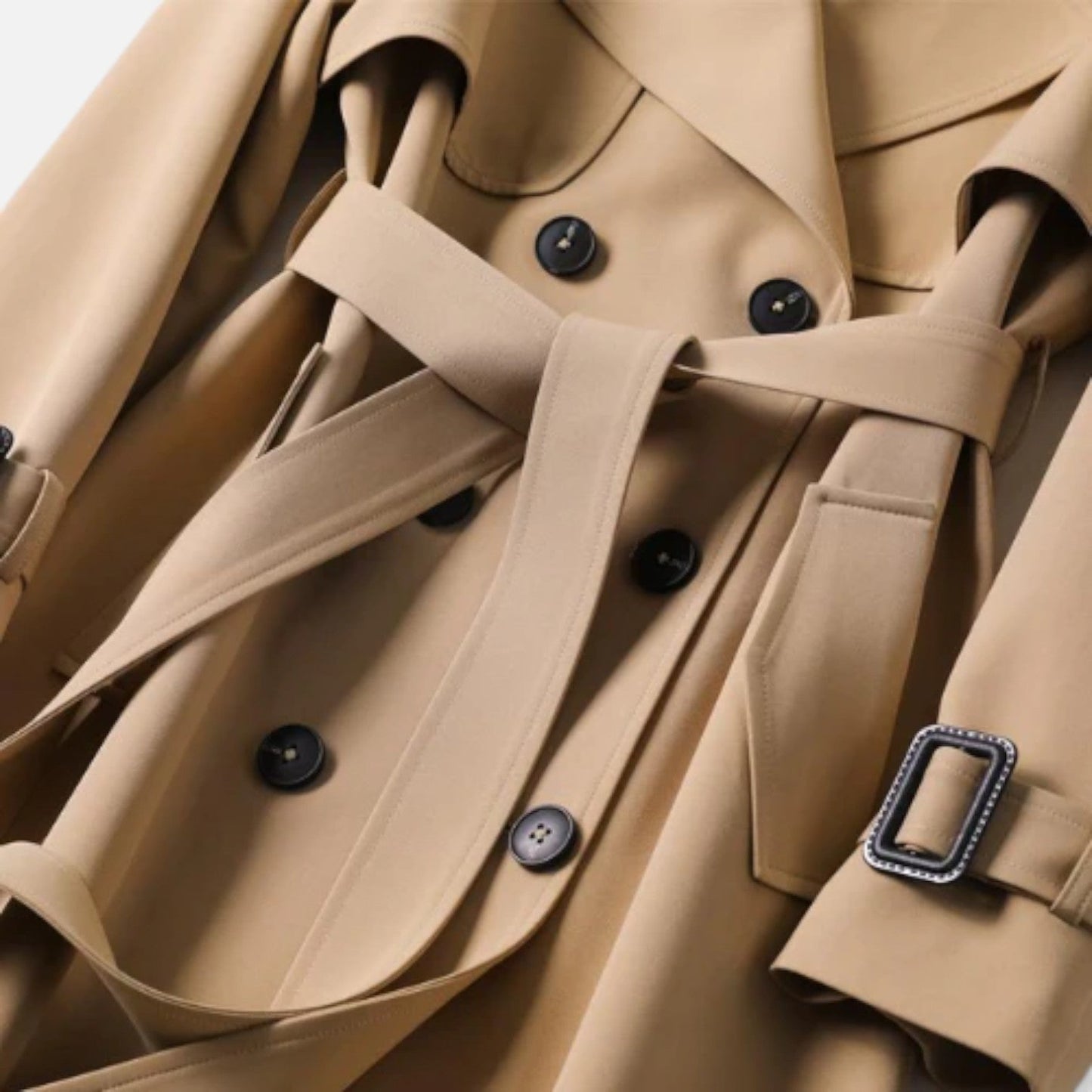 Manteau Long en Laine Coupe Cintrée pour Femme