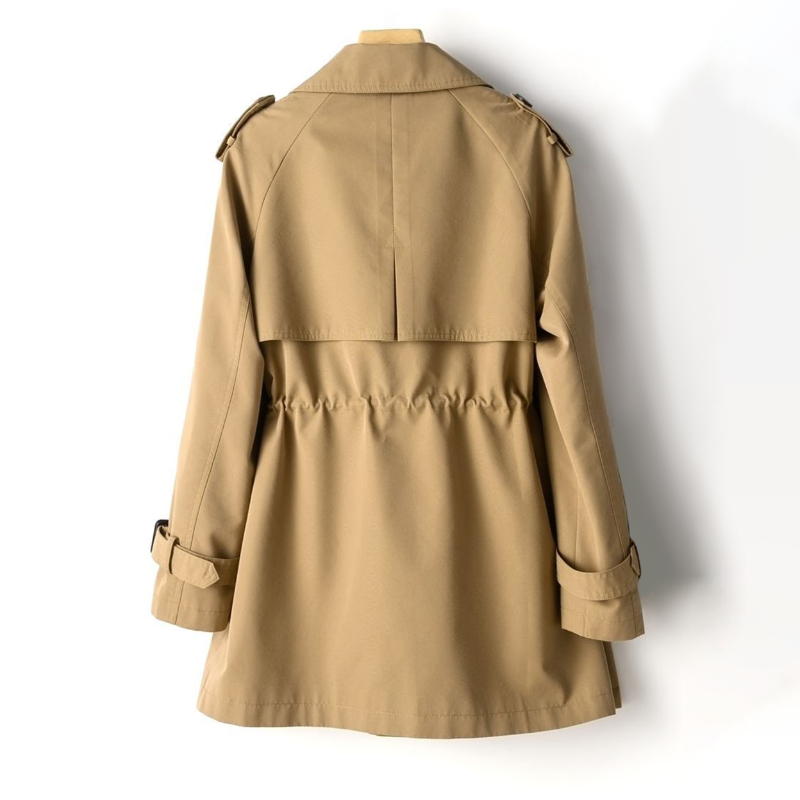 Trench-Coat Vintage Silhouette Allongée pour Femme