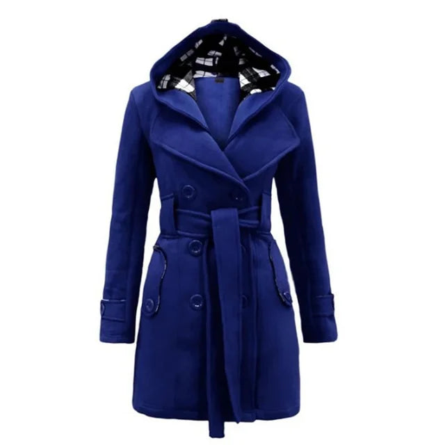 Manteau Trench Imperméable Tissu Déperlant pour Femme