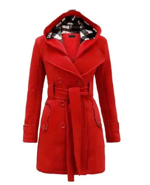 Manteau Trench Imperméable Tissu Déperlant pour Femme