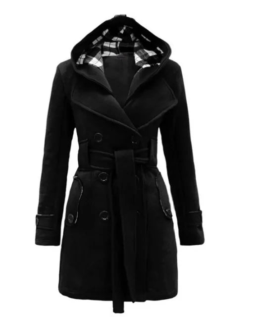 Manteau Trench Imperméable Tissu Déperlant pour Femme