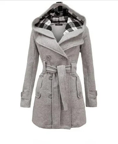 Manteau Trench Imperméable Tissu Déperlant pour Femme