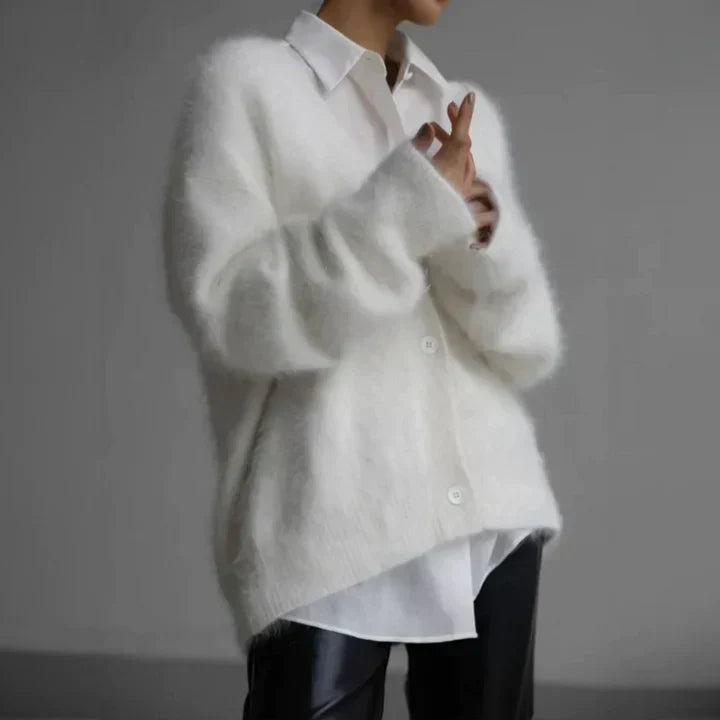 Cardigan Ultra-Doux Coupe Ample pour Femme