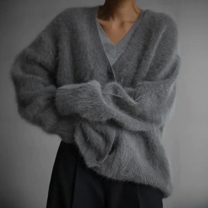 Cardigan Ultra-Doux Coupe Ample pour Femme